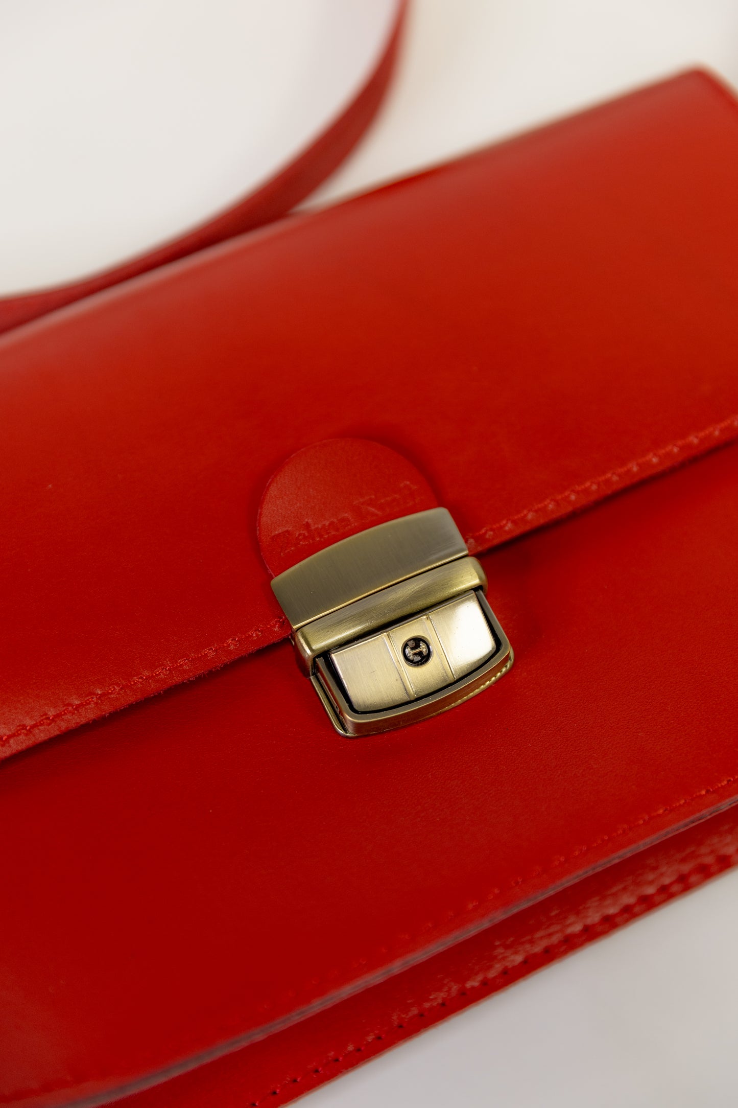 Saddle Love Bag Мини - Kрасный