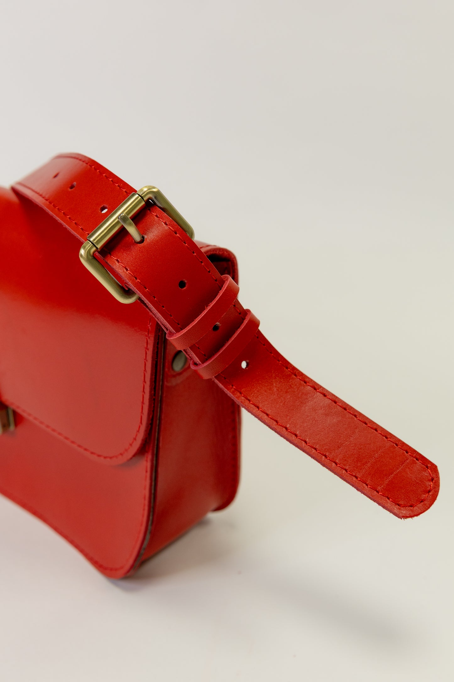 Saddle Love Bag Мини - Kрасный
