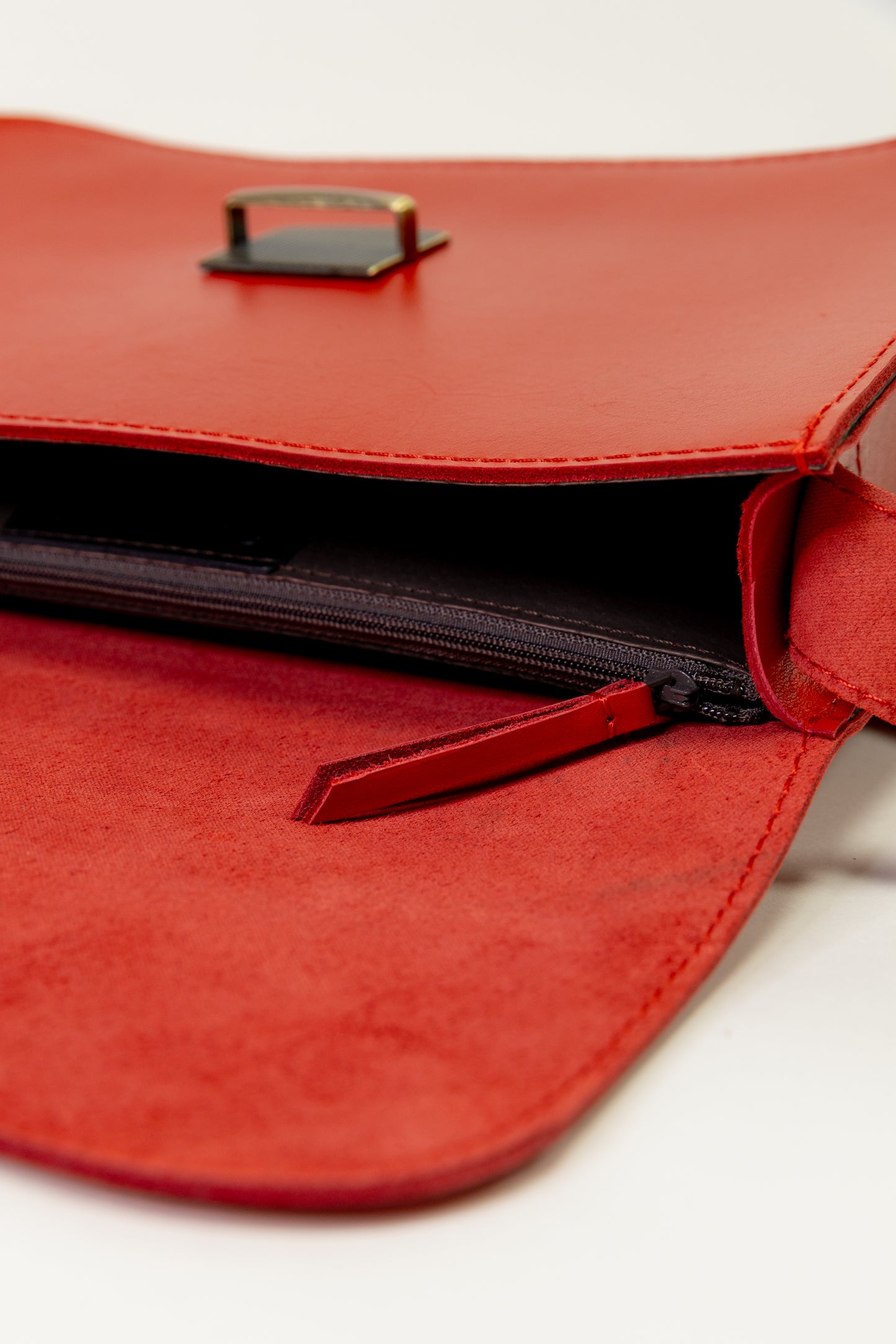 Saddle Love Bag Мини - Kрасный