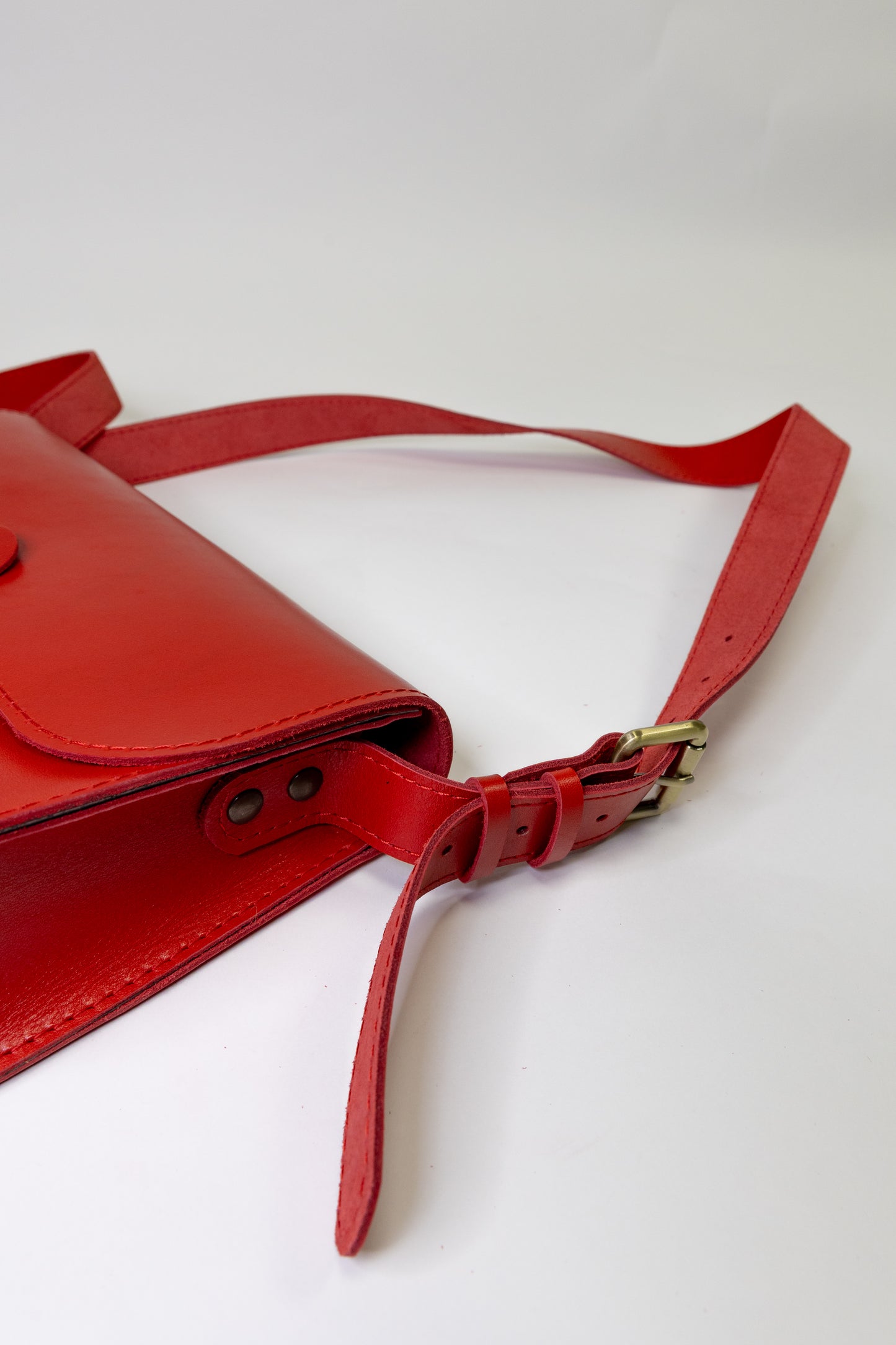 Saddle Love Bag Мини - Kрасный