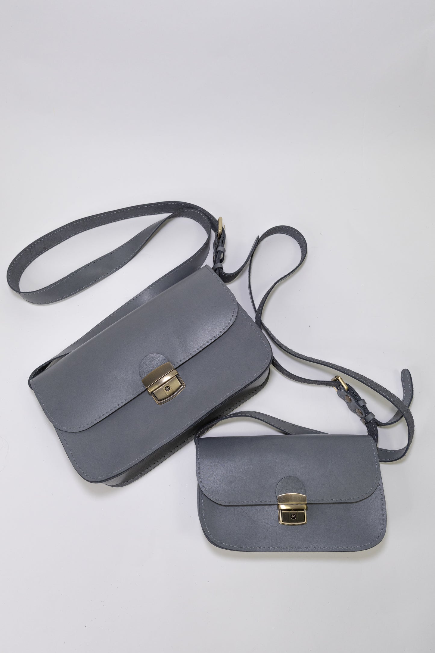 Saddle Love Bag Мини - Серый