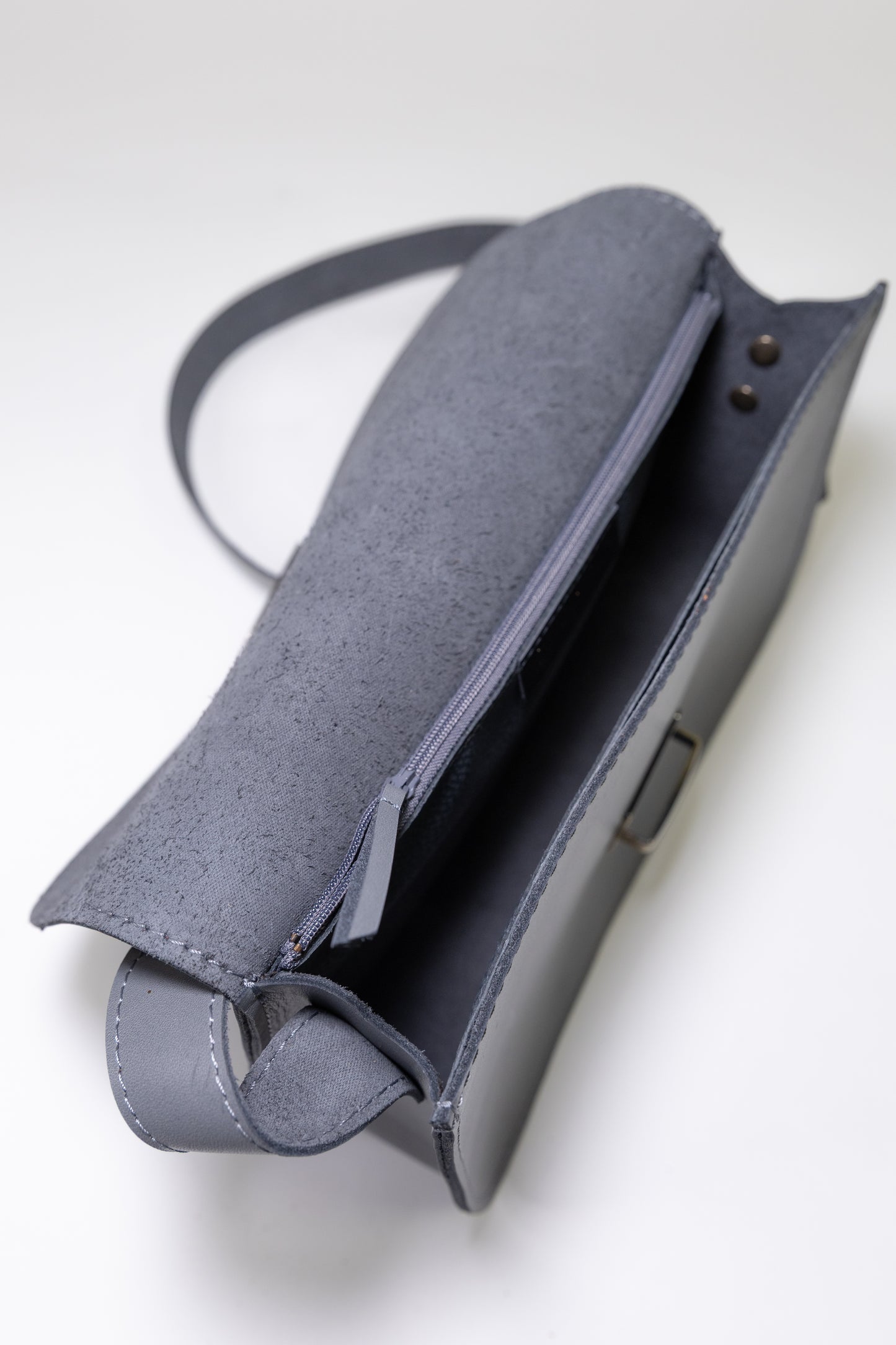 Saddle Love Bag Мини - Серый