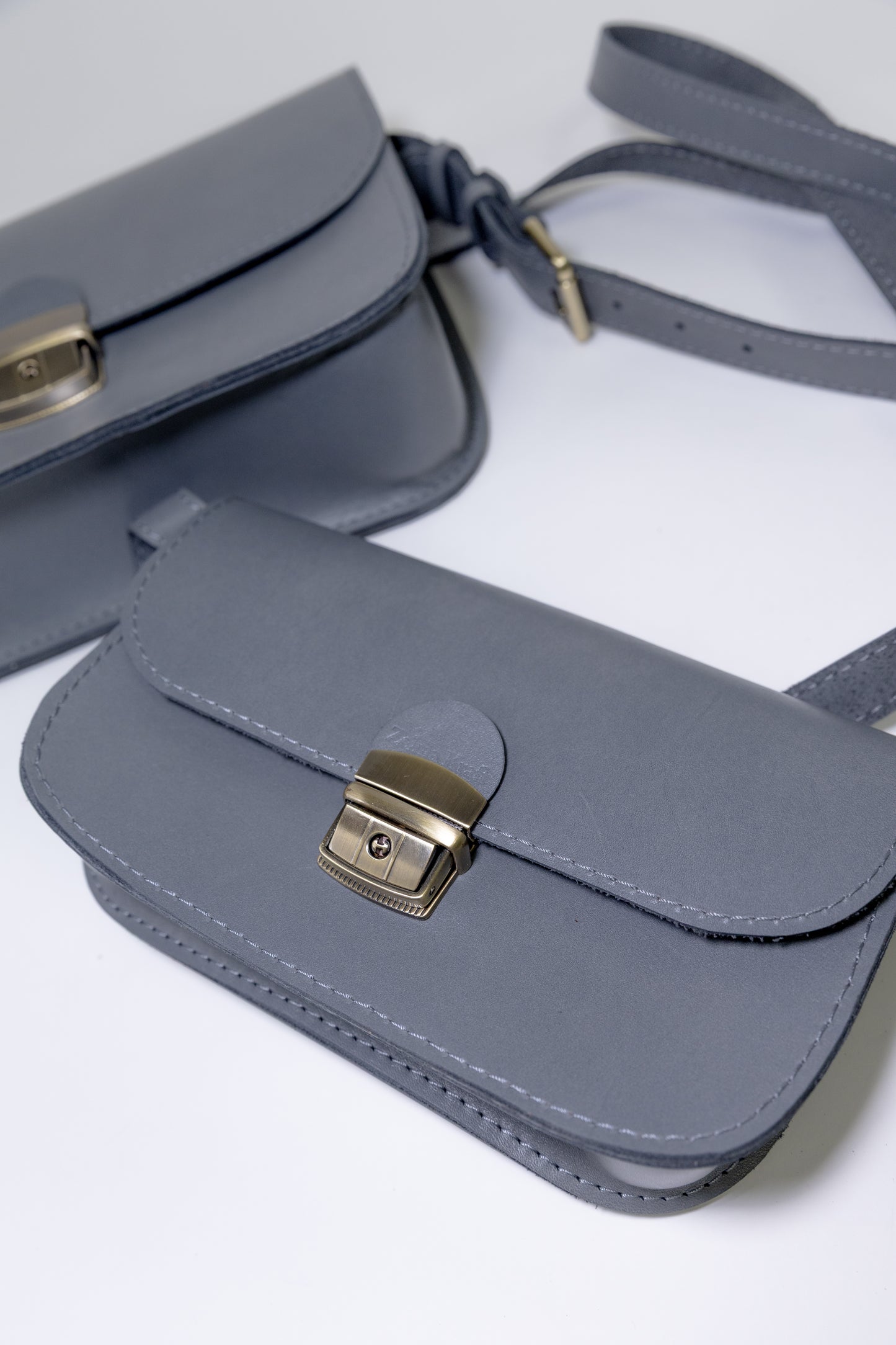 Saddle Love Bag Мини - Серый