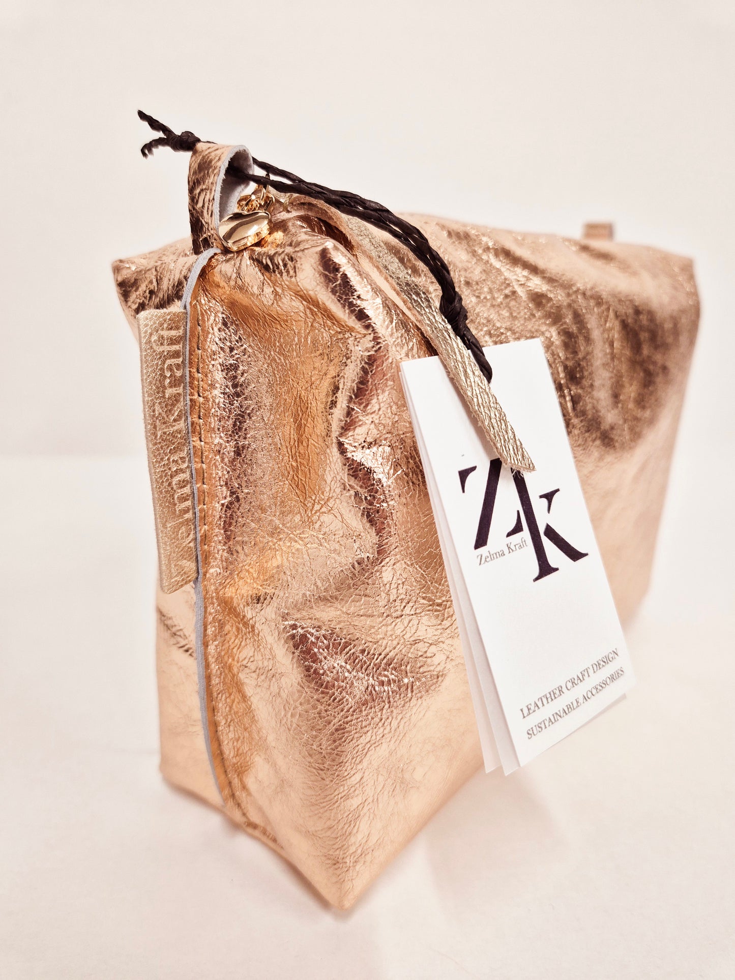 Cosmetic bag Rose gold