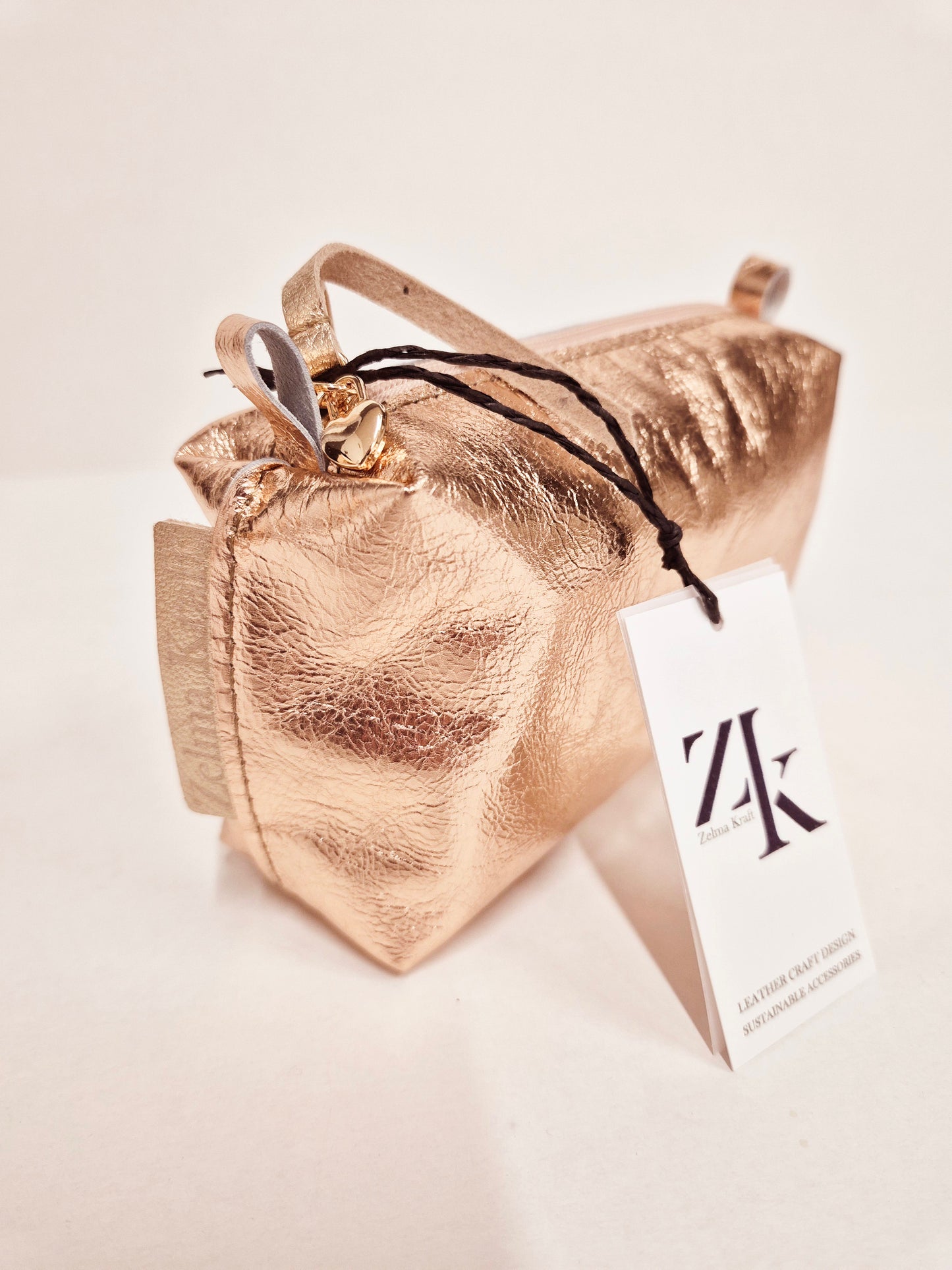 Cosmetic bag Rose gold