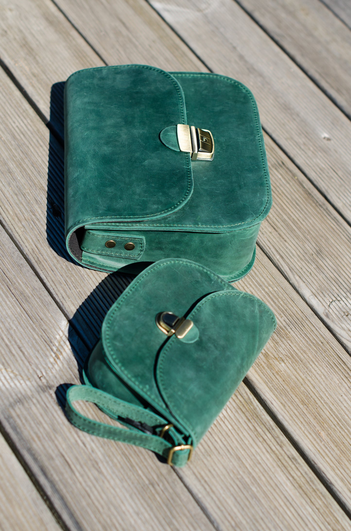 Saddle bag L Green