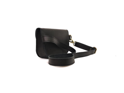 Saddle belt bag Black small