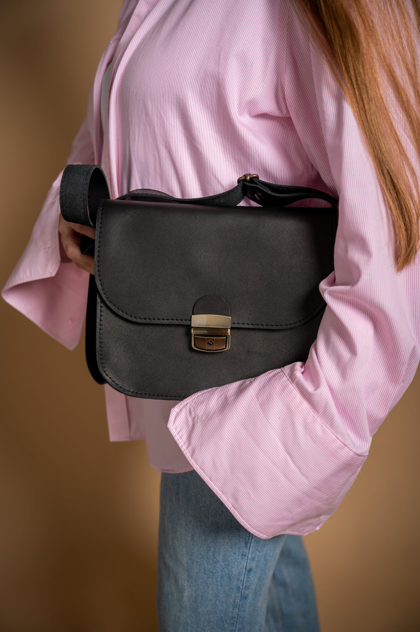 Saddle soma L Melna