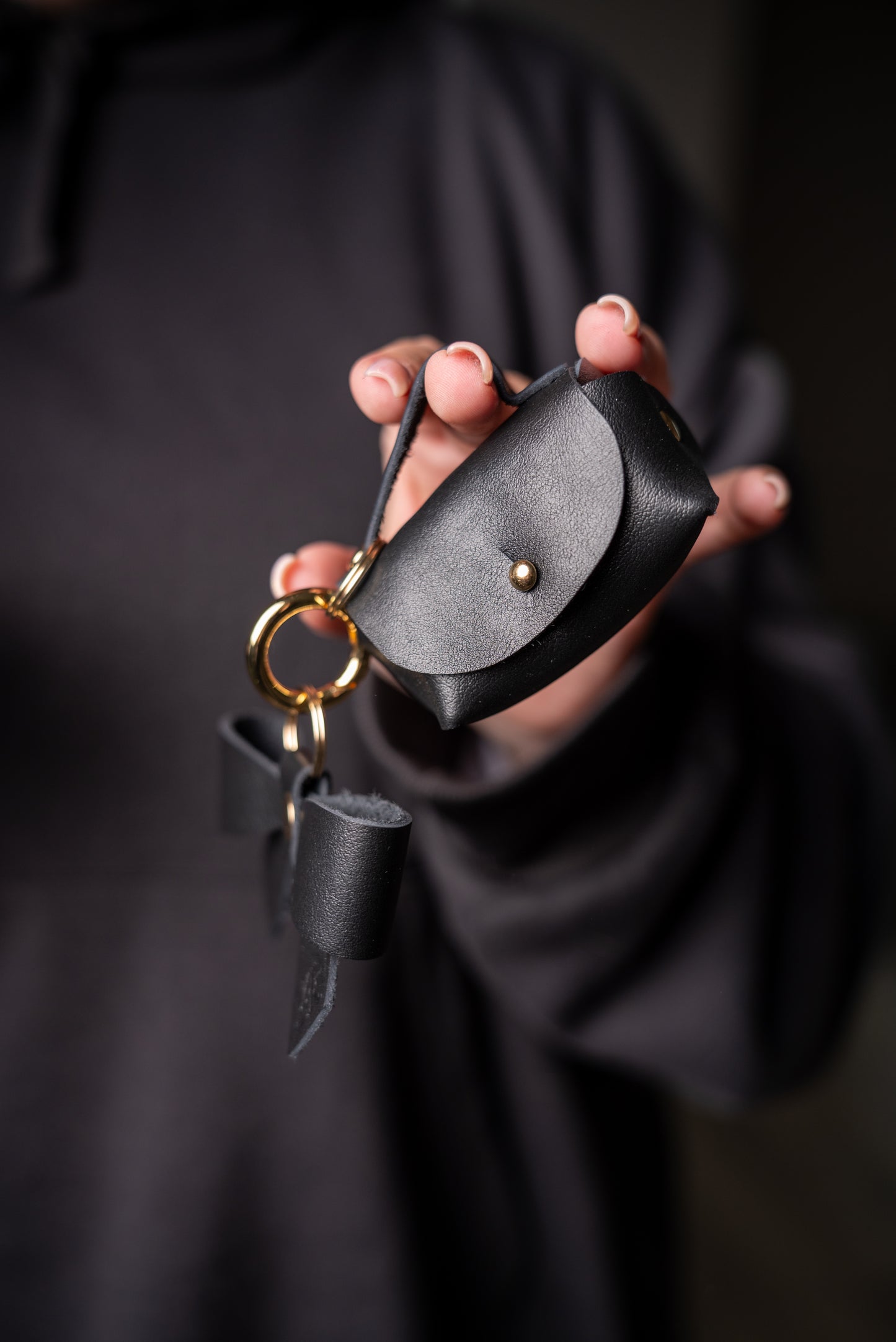 Charms mini set Black with silver