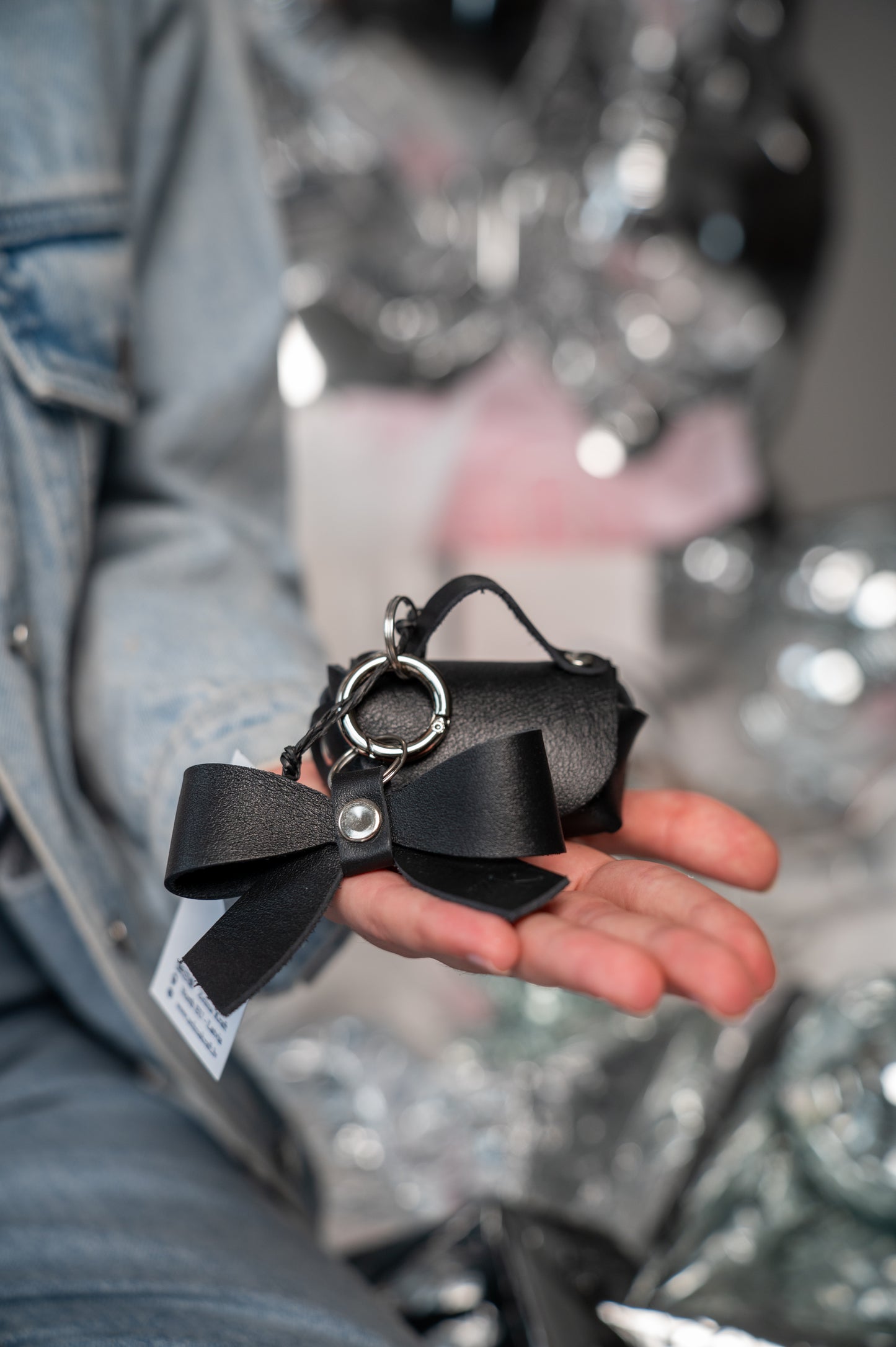 Charms mini set Black with silver