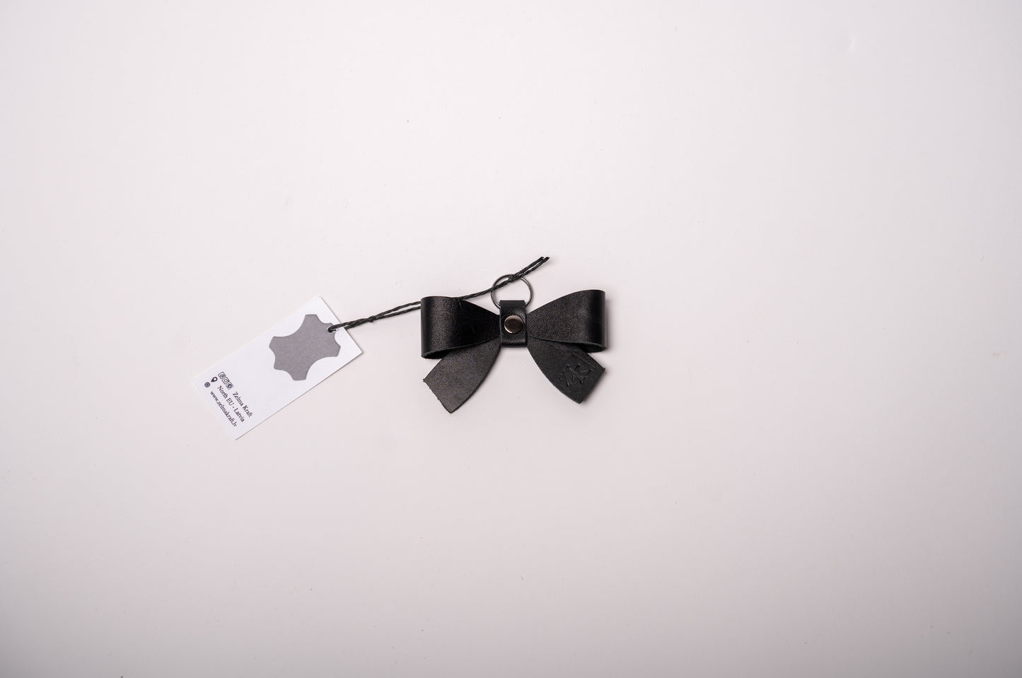 Маленький бант Черный с черным