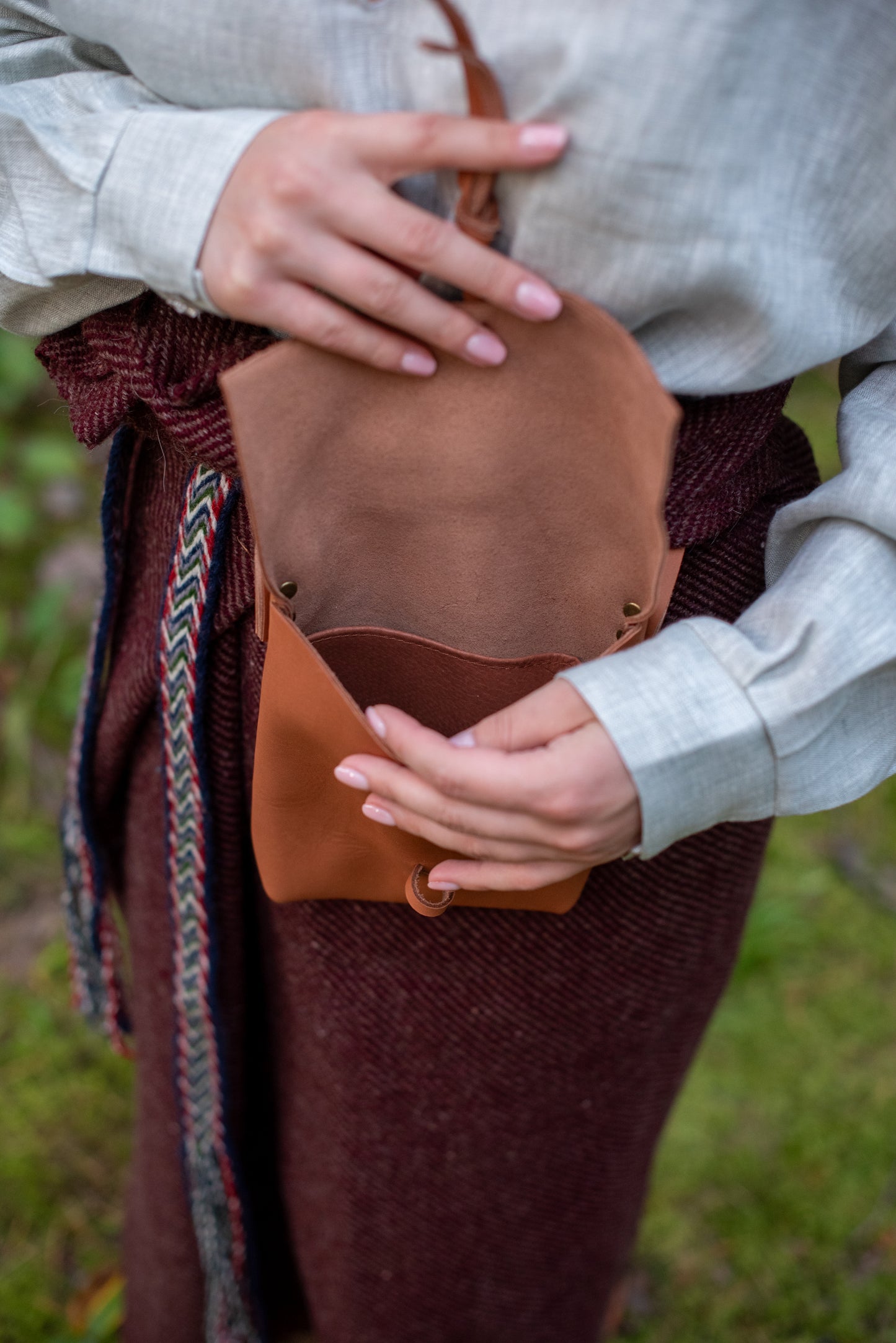Small Messenger bag Light brown