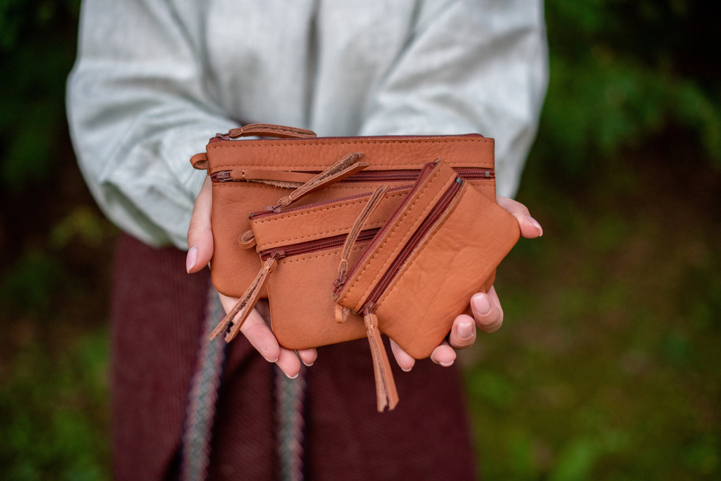 Two pocket wallet Beige