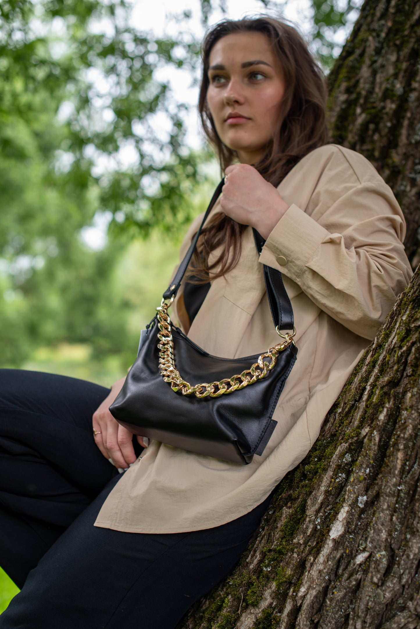 Just black Hobo soma Mazā