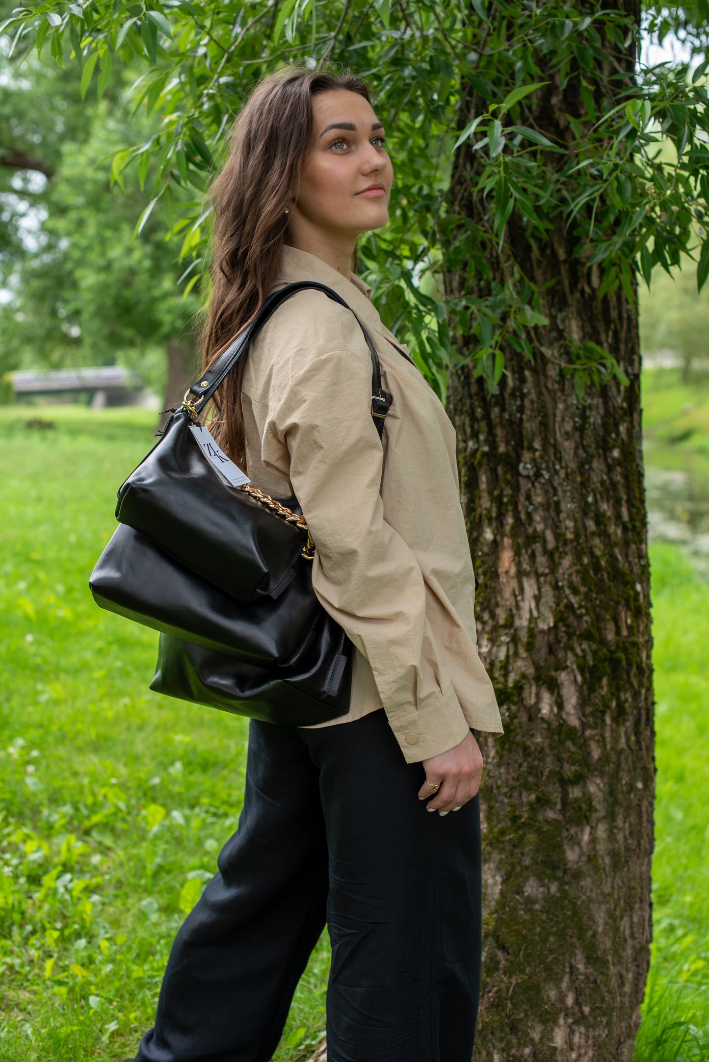 Just black Hobo soma Mazā