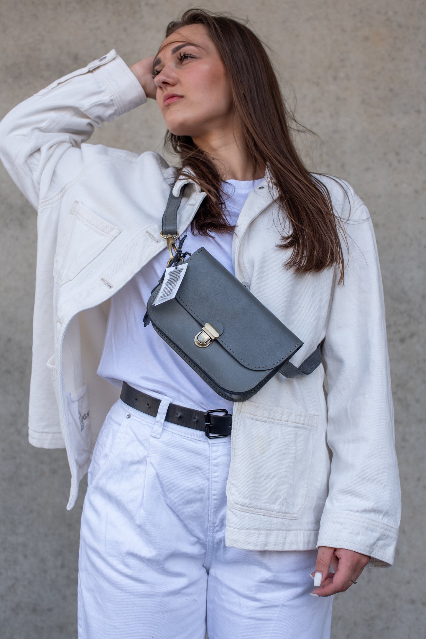 Saddle jostas soma Pelēka