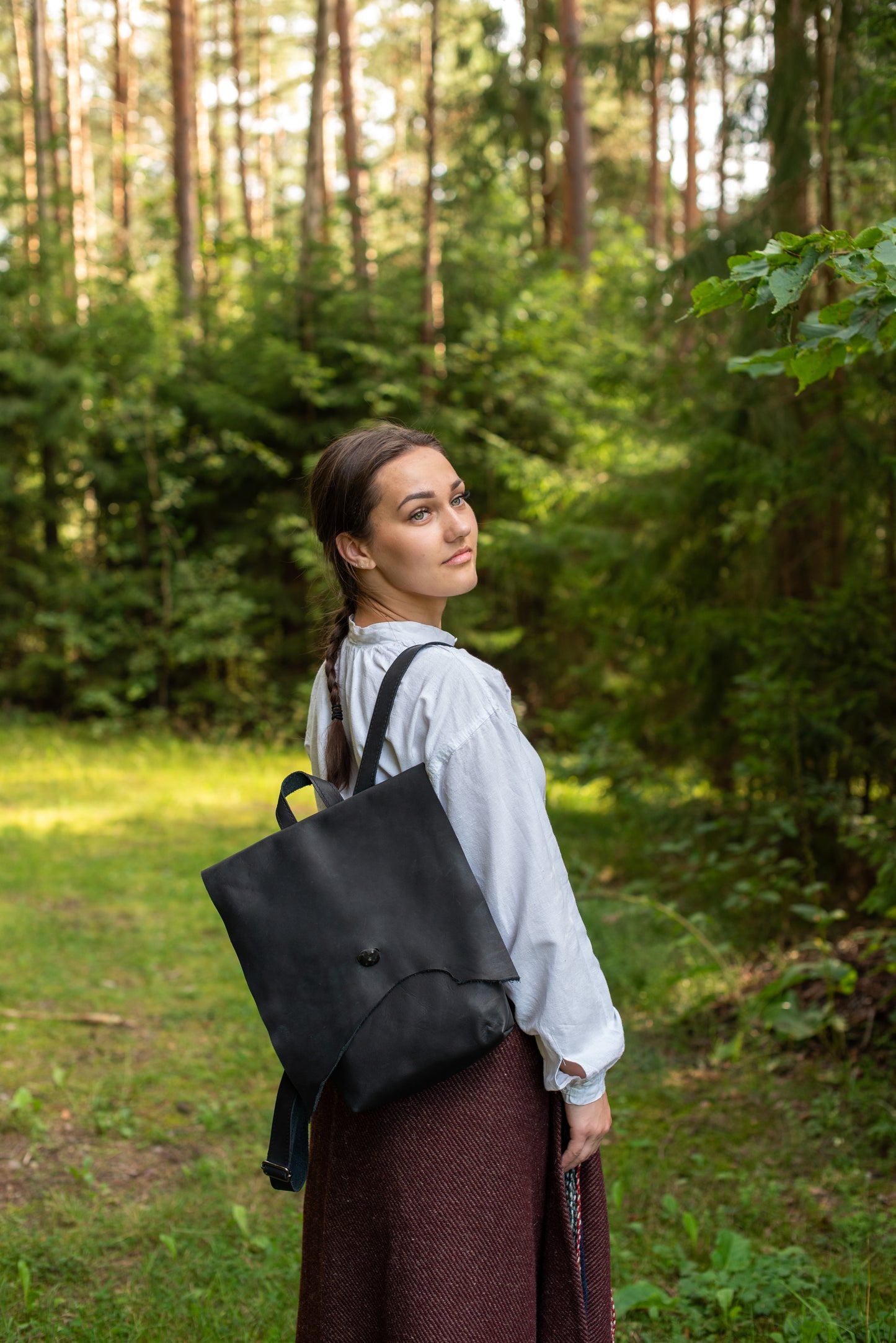 Messenger Backpack Black
