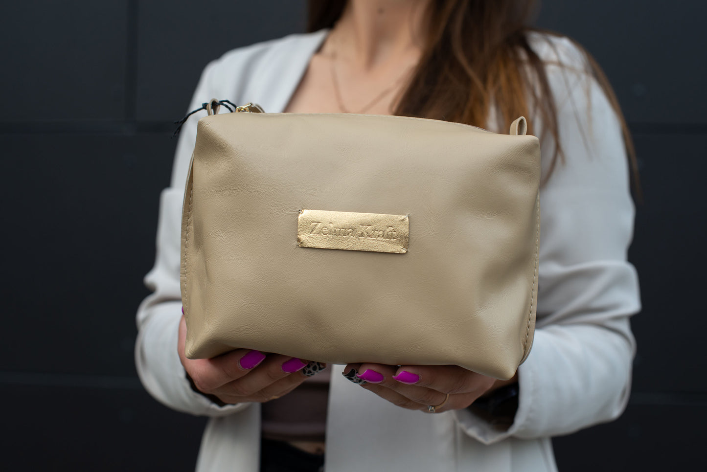 Kosmētikas maks Bēšs