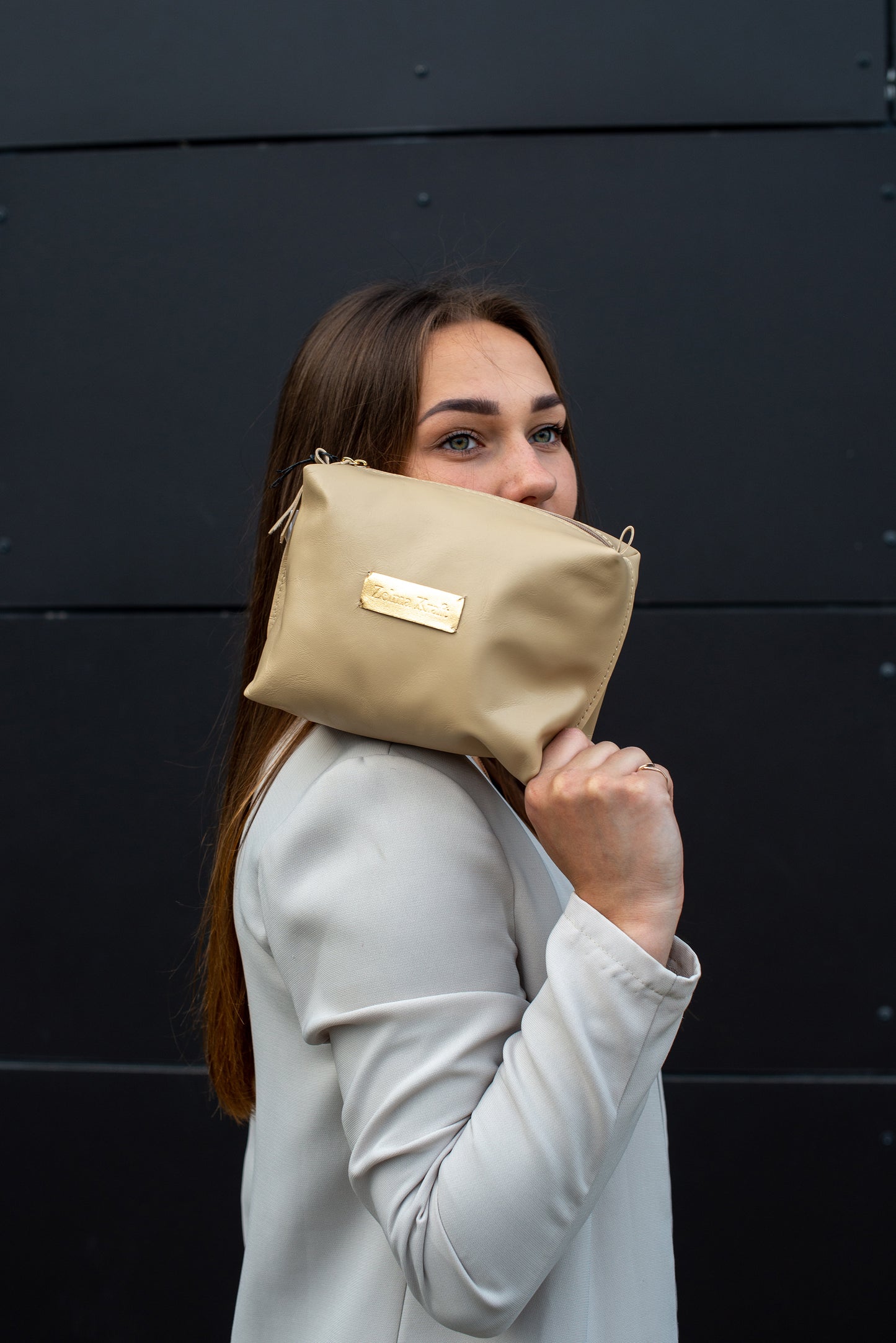 Kosmētikas maks Bēšs