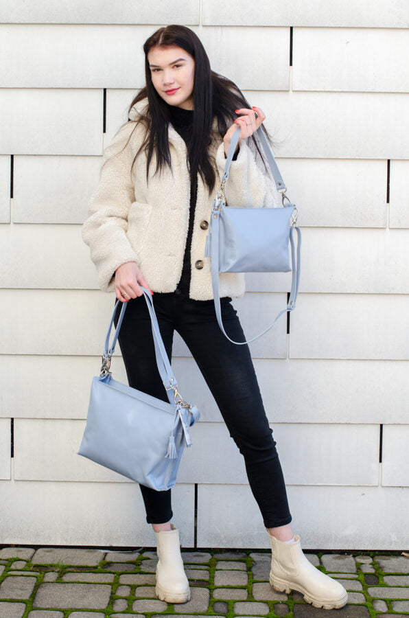 Colorful shoulder bag S Light blue