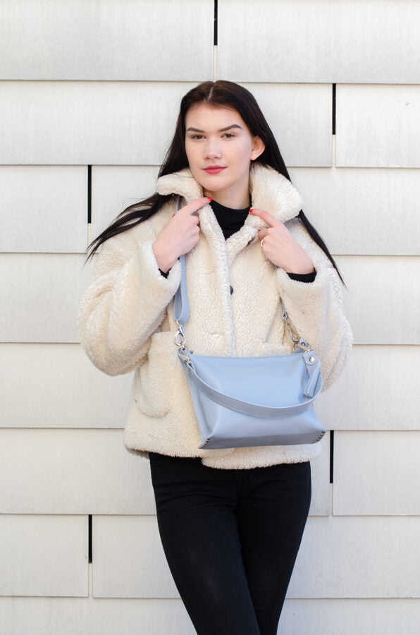 Colorful shoulder bag S Light blue