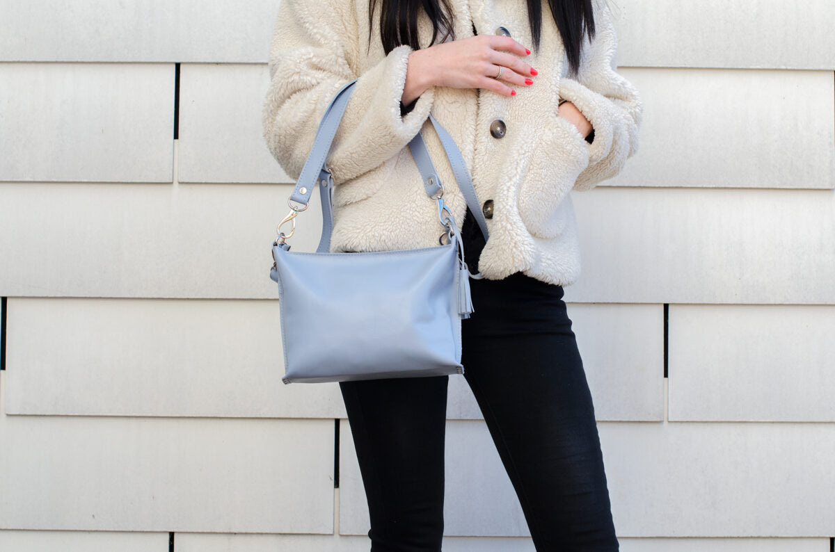 Colorful shoulder bag S Light blue