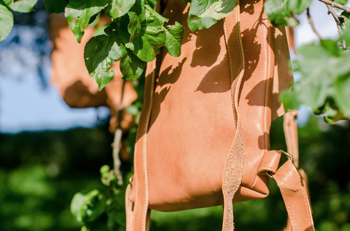 Messenger Backpack Light brown