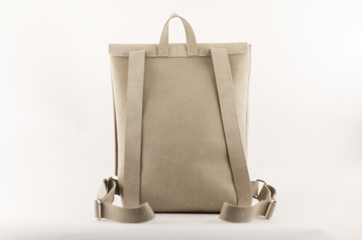 Messenger Backpack Beige