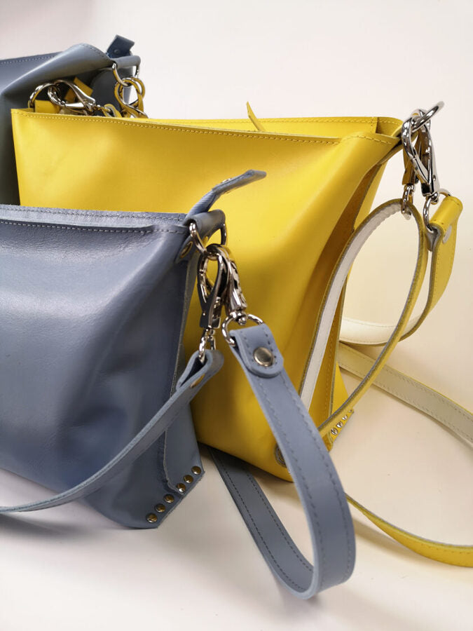 Colorful shoulder bag M Yellow