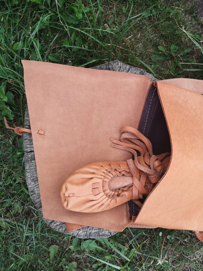 Messenger Backpack Light brown