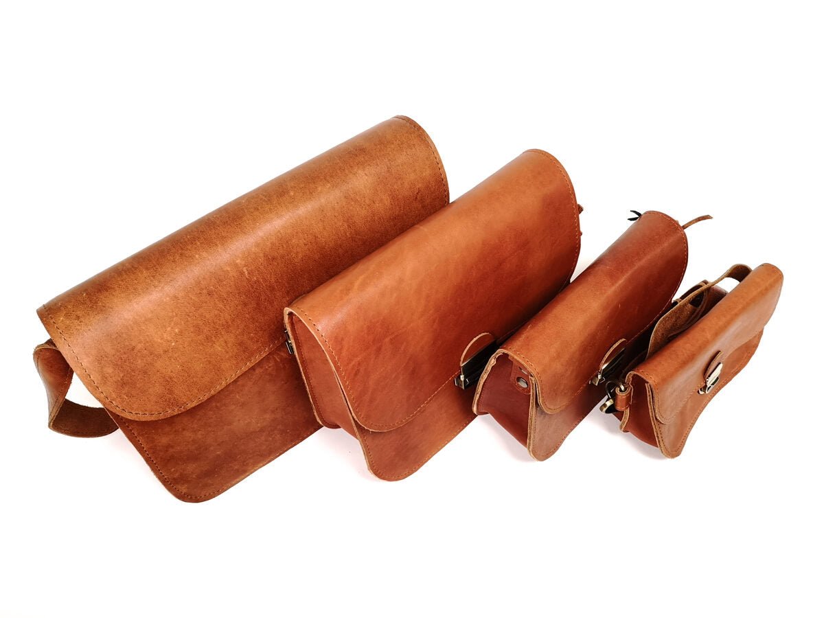 Saddle bag M Light brown