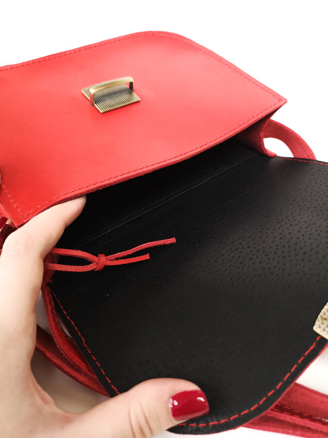 Saddle bag M Red