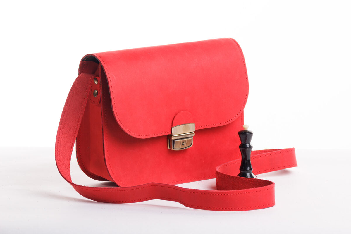 Saddle bag L Red