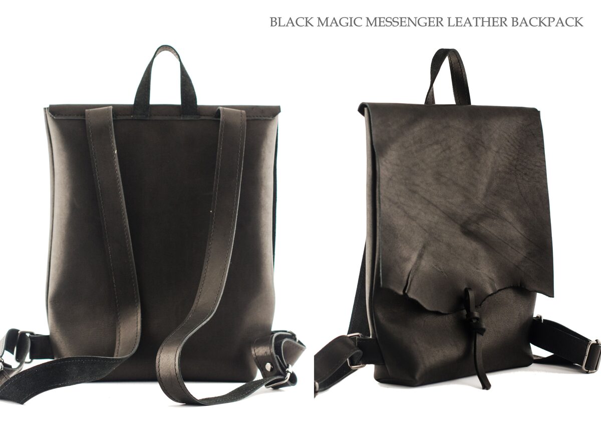Messenger Backpack Black