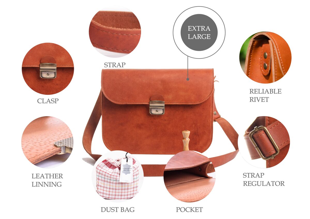 Saddle soma XL Gaiši brūna