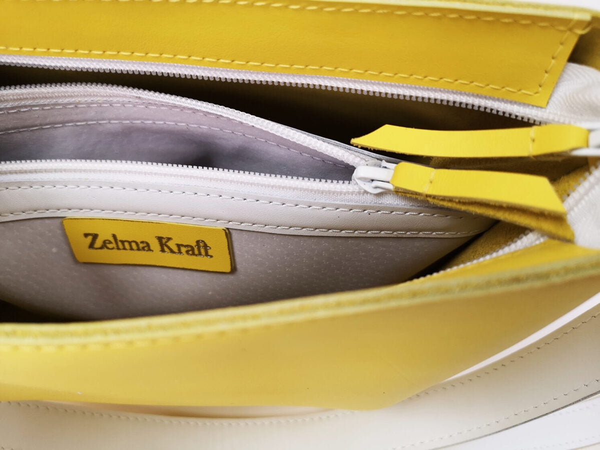 Colorful shoulder bag M Yellow