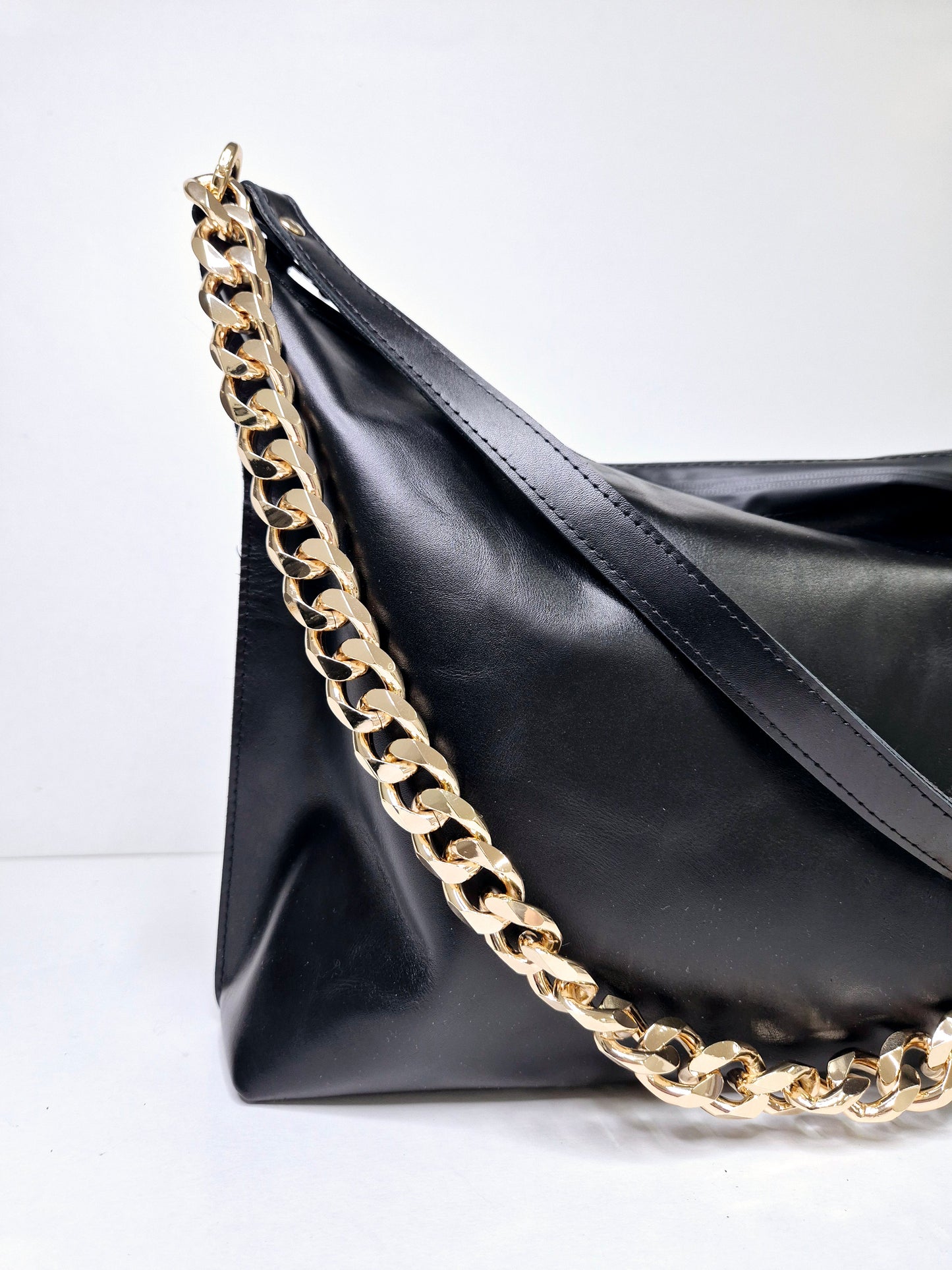 Just black Hobo bag Large