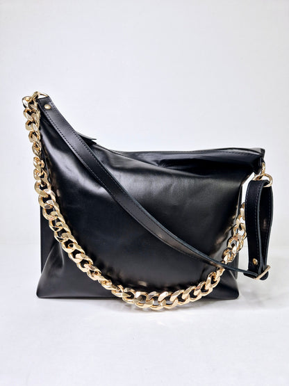 Just black Hobo bag Large