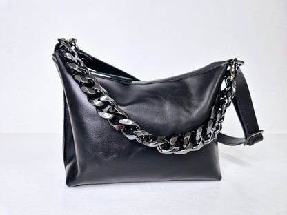 Just black Hobo bag Small