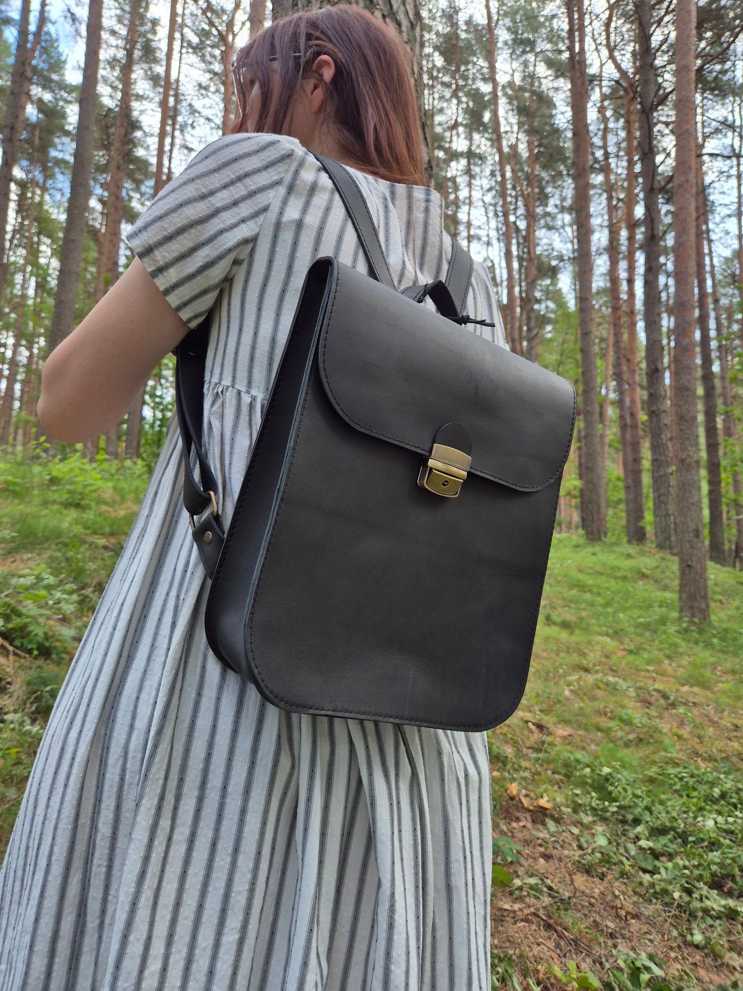 Saddle Backpack Black