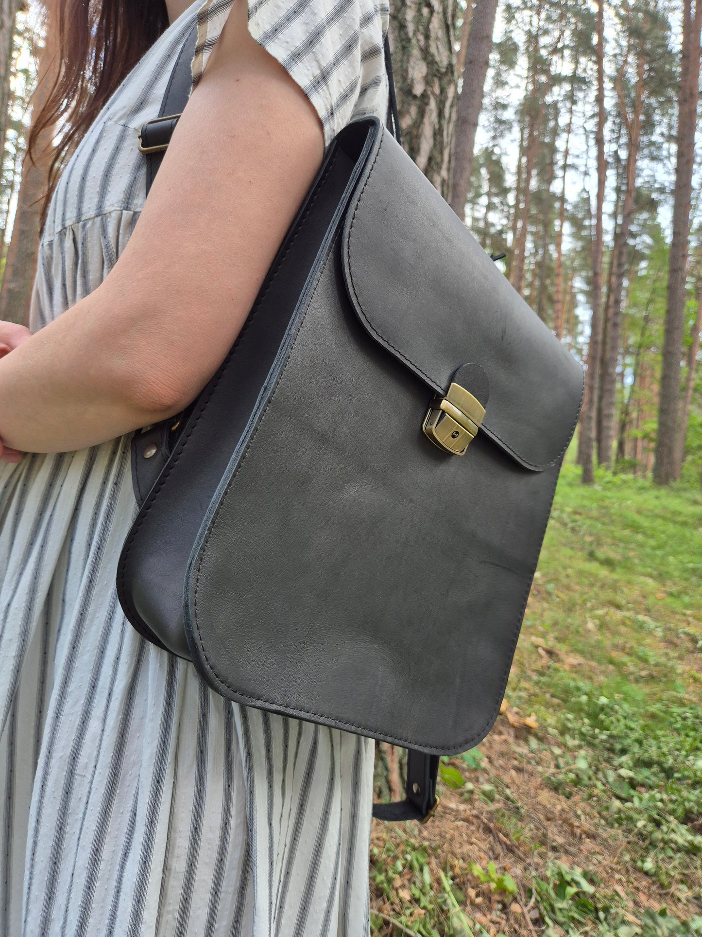 Saddle Backpack Black