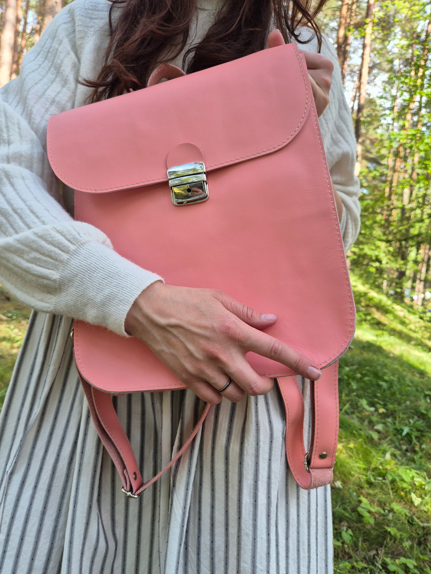 Saddle bag Marshmallow peach