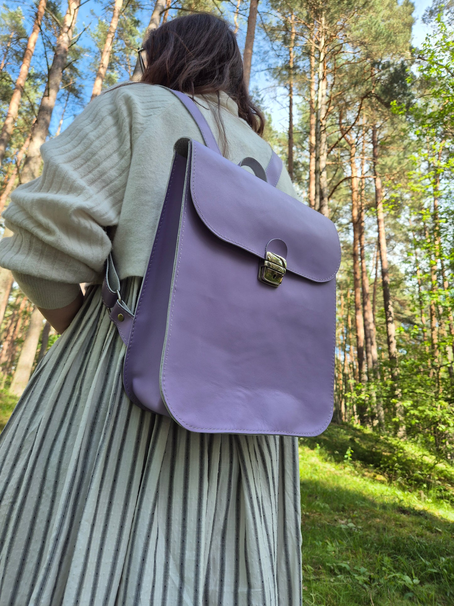 Saddle bag Marshmallow lavender