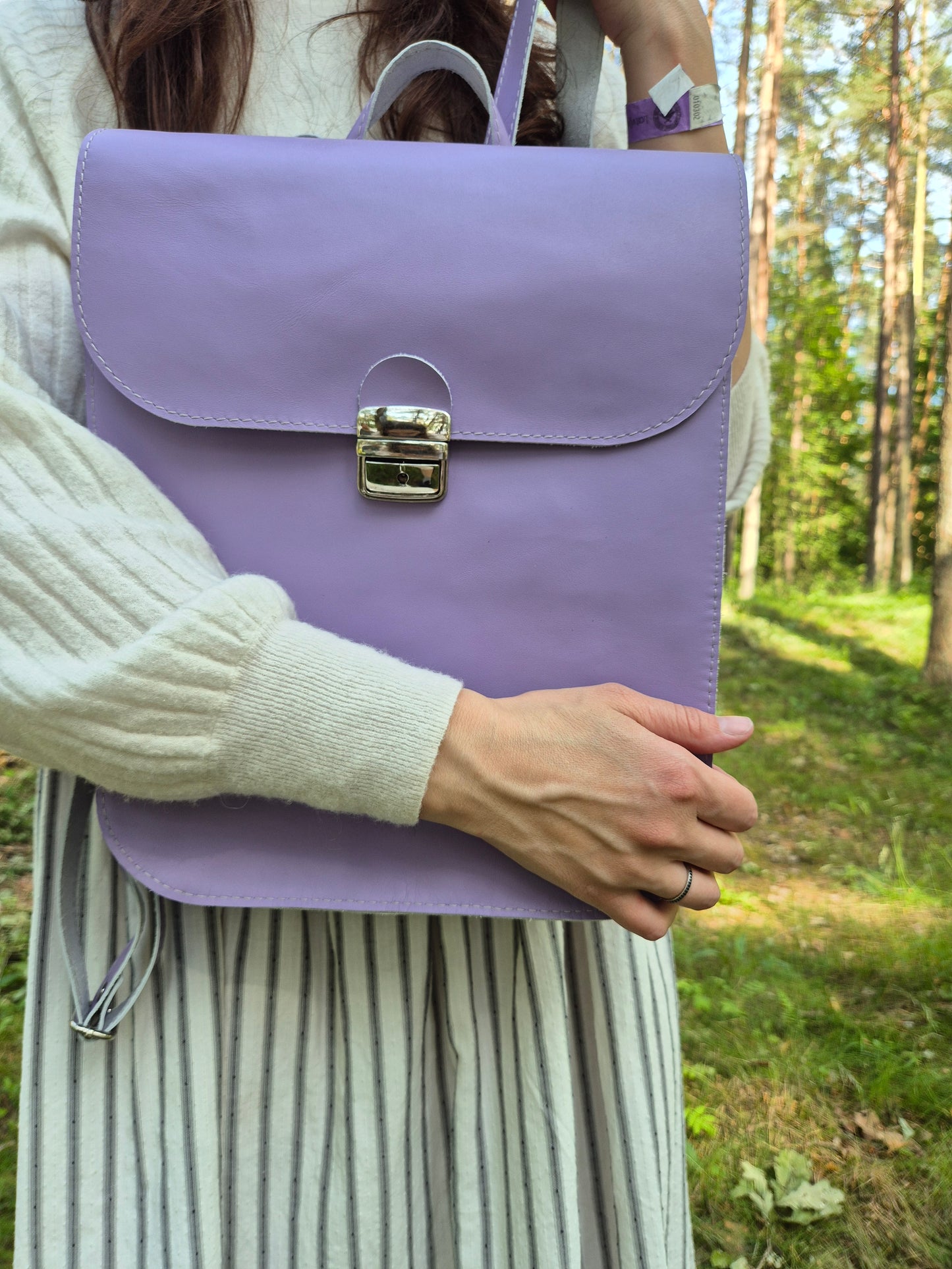 Saddle bag Marshmallow lavender