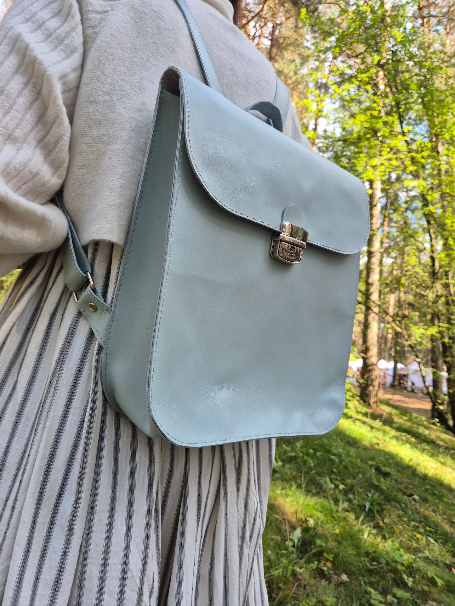 Saddle bag Marshmallow blue