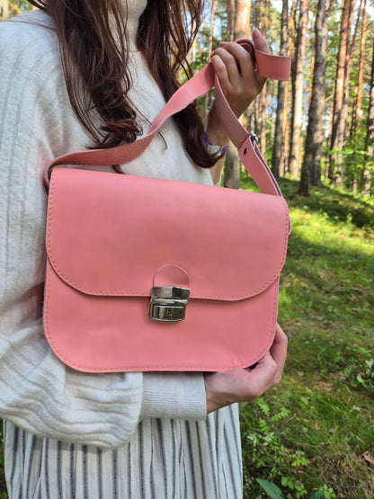 Saddle bag Marshmallow peach