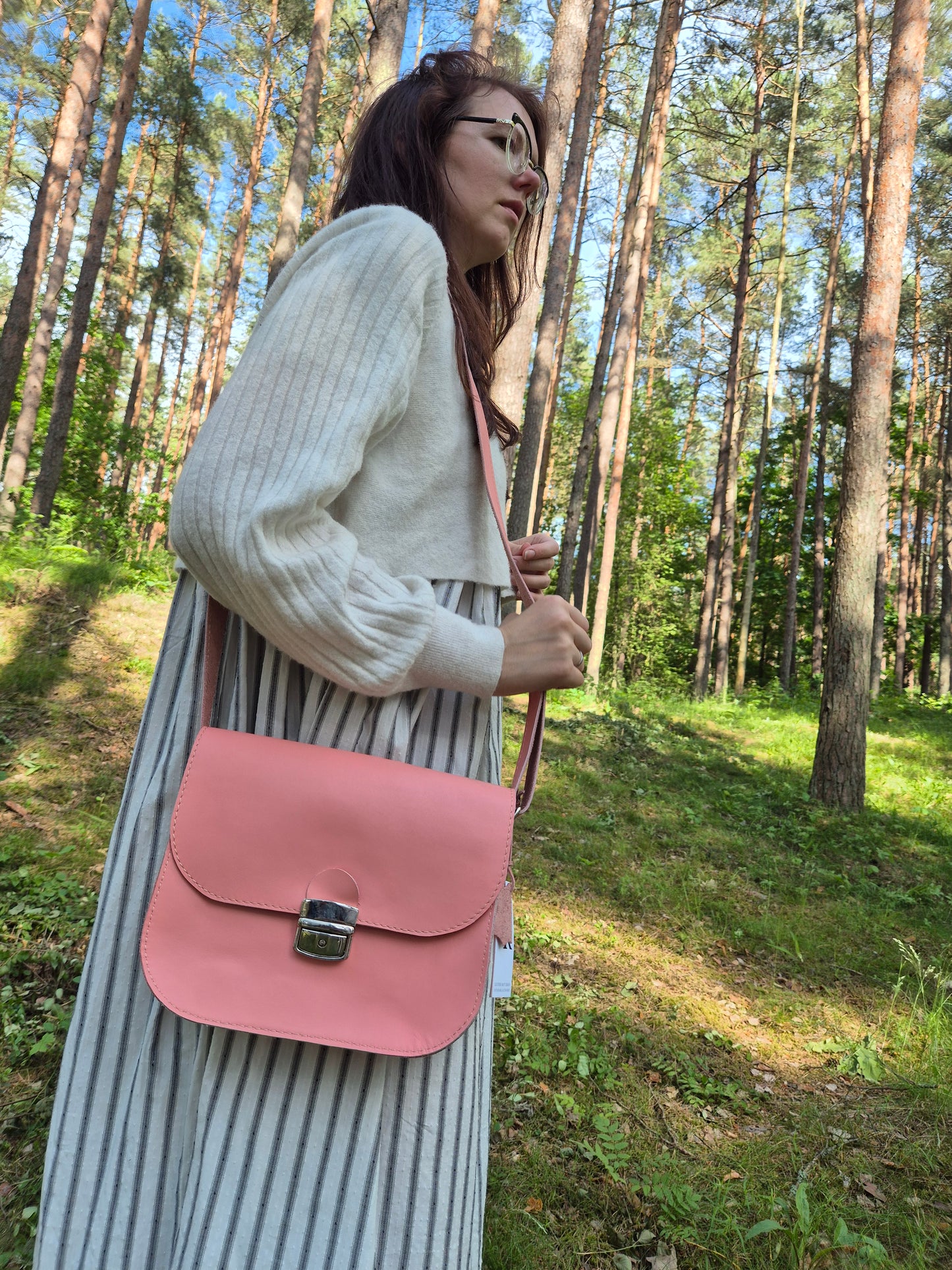 Saddle bag Marshmallow peach