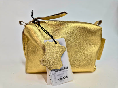 Cosmetic bag  Matte Gold