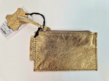 Wallet Metallic gold