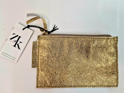 Wallet Metallic gold